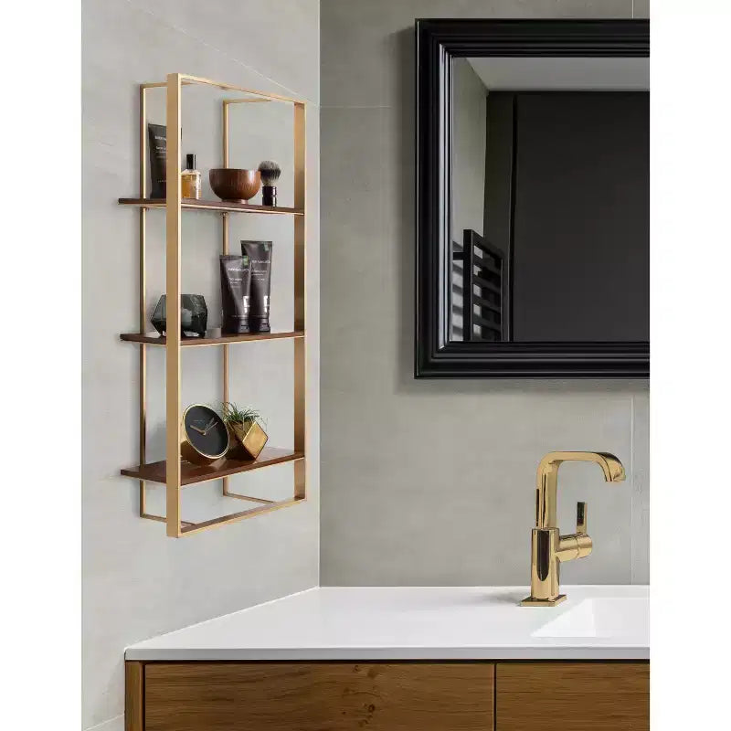 Étagère murale en bois moderne