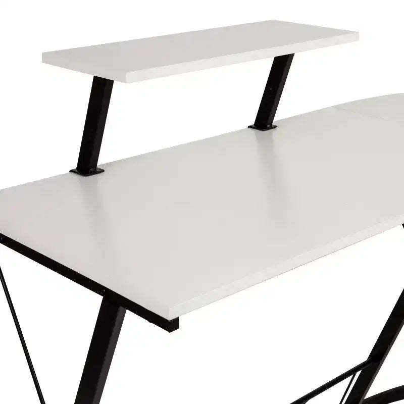Bureau d'ordinateur en L Bureau de jeu