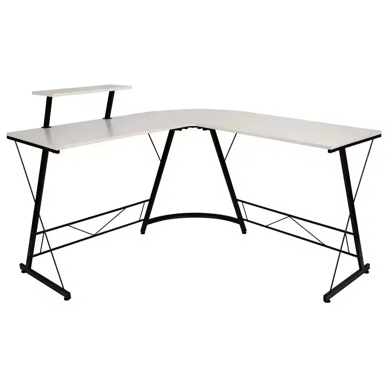 Emma and Oliver L-Shaped Computer Desk Gaming Desk Home Office Desk Frame